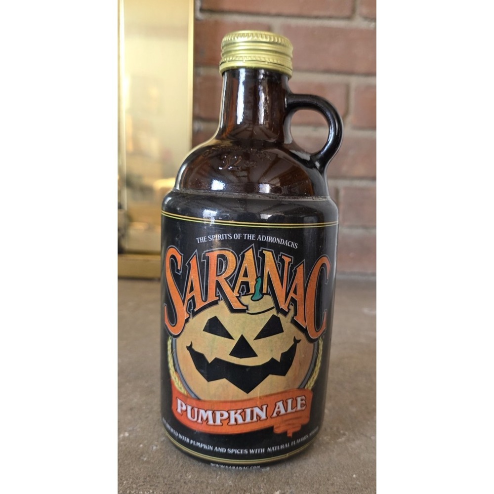 Saranac Pumpkin Ale 1 Quart Bottle Empty Crafts‎ Repurposing